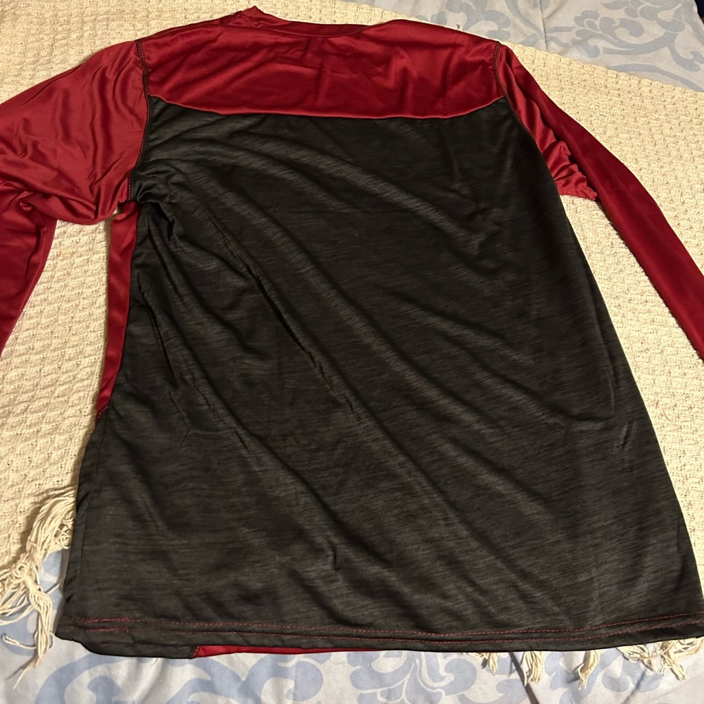 2 Daresay Men's Long Sleeve Tees- Red and Black